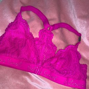 Pink Victoria Secret Shimmer Bra size small